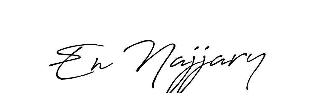 This is the best signature style for the En Najjary name. Also you like these signature font (Antro_Vectra_Bolder). Mix name signature. En Najjary signature style 7 images and pictures png