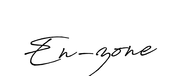 Use a signature maker to create a handwritten signature online. With this signature software, you can design (Antro_Vectra_Bolder) your own signature for name En-zone. En-zone signature style 7 images and pictures png