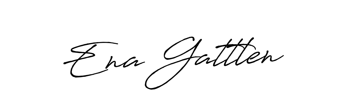 Create a beautiful signature design for name Ena Gattlen. With this signature (Antro_Vectra_Bolder) fonts, you can make a handwritten signature for free. Ena Gattlen signature style 7 images and pictures png