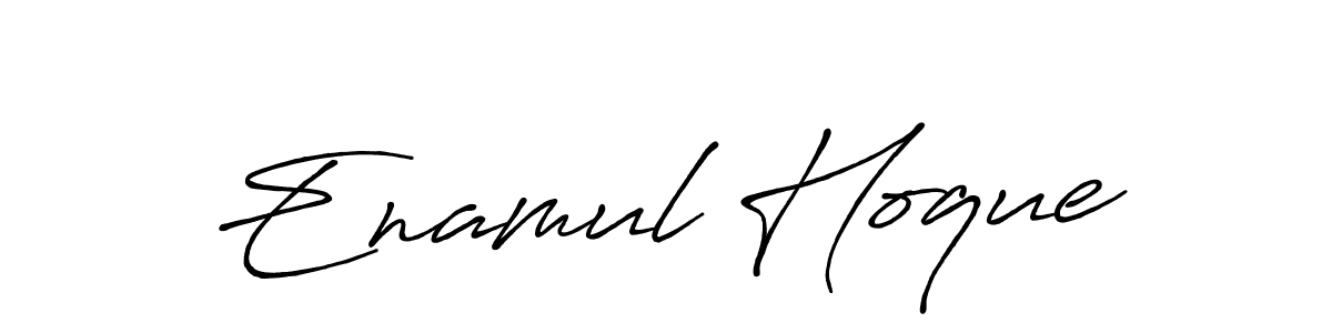 Also You can easily find your signature by using the search form. We will create Enamul Hoque name handwritten signature images for you free of cost using Antro_Vectra_Bolder sign style. Enamul Hoque signature style 7 images and pictures png