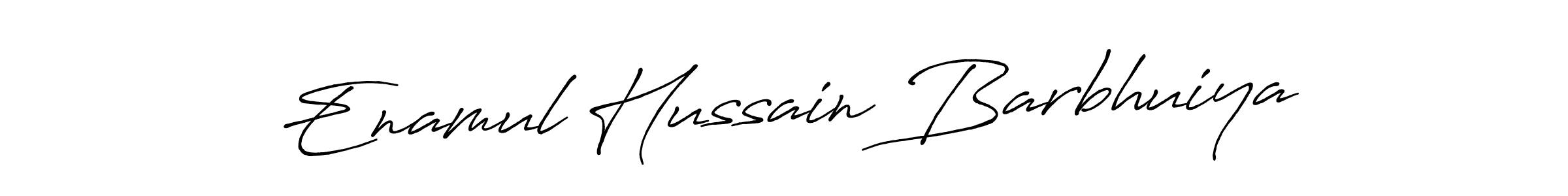 How to make Enamul Hussain Barbhuiya signature? Antro_Vectra_Bolder is a professional autograph style. Create handwritten signature for Enamul Hussain Barbhuiya name. Enamul Hussain Barbhuiya signature style 7 images and pictures png