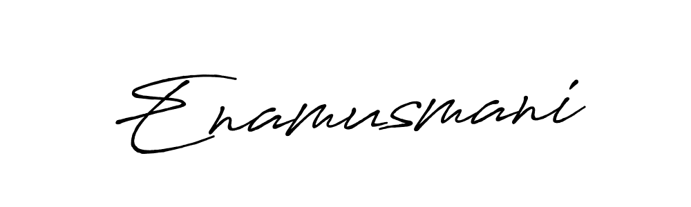 Also we have Enamusmani name is the best signature style. Create professional handwritten signature collection using Antro_Vectra_Bolder autograph style. Enamusmani signature style 7 images and pictures png