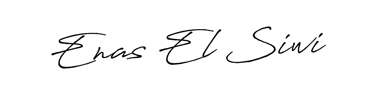 Also You can easily find your signature by using the search form. We will create Enas El Siwi name handwritten signature images for you free of cost using Antro_Vectra_Bolder sign style. Enas El Siwi signature style 7 images and pictures png