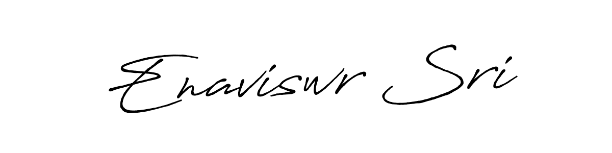How to make Enaviswr Sri name signature. Use Antro_Vectra_Bolder style for creating short signs online. This is the latest handwritten sign. Enaviswr Sri signature style 7 images and pictures png