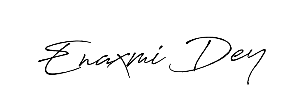 Make a beautiful signature design for name Enaxmi Dey. With this signature (Antro_Vectra_Bolder) style, you can create a handwritten signature for free. Enaxmi Dey signature style 7 images and pictures png