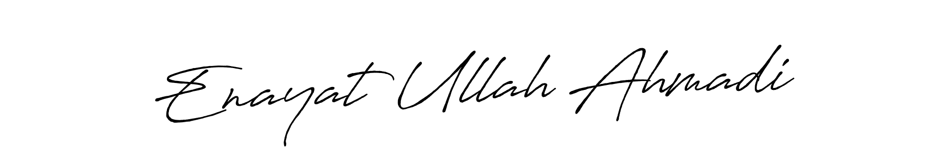 How to make Enayat Ullah Ahmadi signature? Antro_Vectra_Bolder is a professional autograph style. Create handwritten signature for Enayat Ullah Ahmadi name. Enayat Ullah Ahmadi signature style 7 images and pictures png