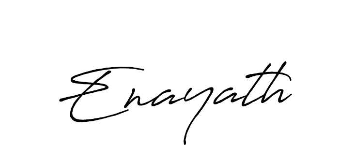 Make a beautiful signature design for name Enayath. Use this online signature maker to create a handwritten signature for free. Enayath signature style 7 images and pictures png