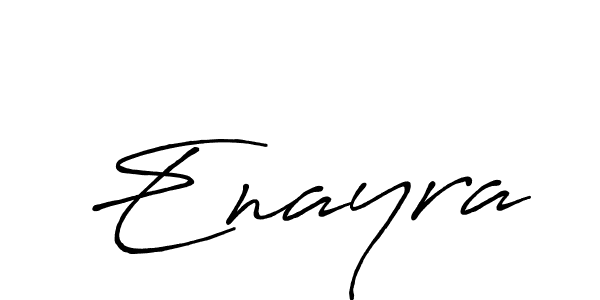 How to make Enayra name signature. Use Antro_Vectra_Bolder style for creating short signs online. This is the latest handwritten sign. Enayra signature style 7 images and pictures png