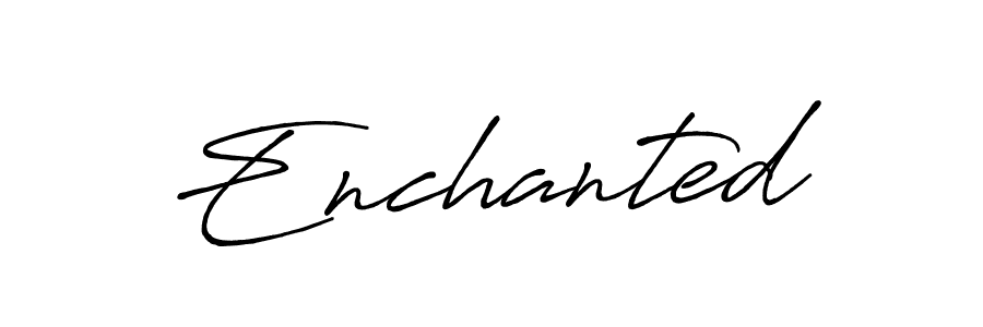 Make a beautiful signature design for name Enchanted. Use this online signature maker to create a handwritten signature for free. Enchanted signature style 7 images and pictures png