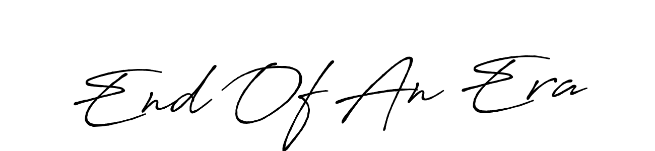 Make a beautiful signature design for name End Of An Era. Use this online signature maker to create a handwritten signature for free. End Of An Era signature style 7 images and pictures png