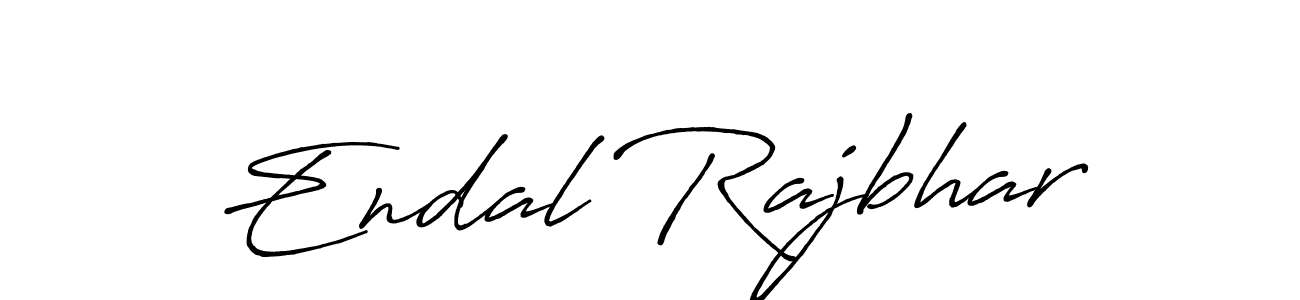 Use a signature maker to create a handwritten signature online. With this signature software, you can design (Antro_Vectra_Bolder) your own signature for name Endal Rajbhar. Endal Rajbhar signature style 7 images and pictures png