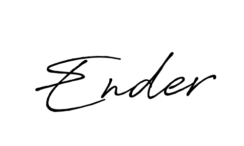 You should practise on your own different ways (Antro_Vectra_Bolder) to write your name (Ender) in signature. don't let someone else do it for you. Ender signature style 7 images and pictures png