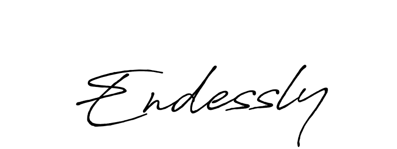 Endessly stylish signature style. Best Handwritten Sign (Antro_Vectra_Bolder) for my name. Handwritten Signature Collection Ideas for my name Endessly. Endessly signature style 7 images and pictures png