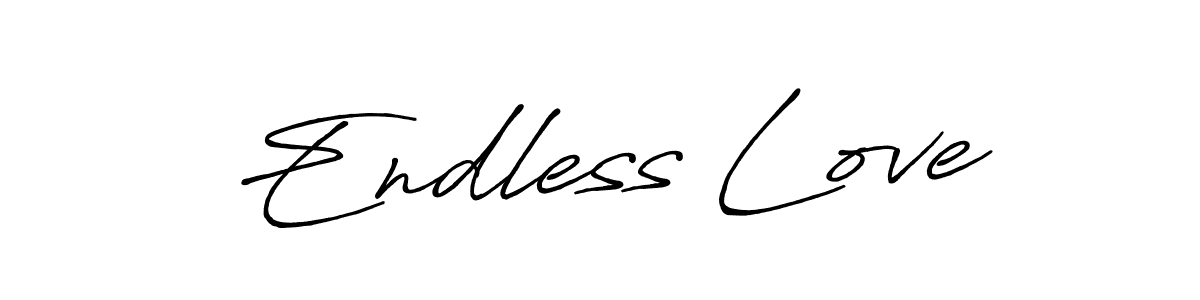 Create a beautiful signature design for name Endless Love. With this signature (Antro_Vectra_Bolder) fonts, you can make a handwritten signature for free. Endless Love signature style 7 images and pictures png
