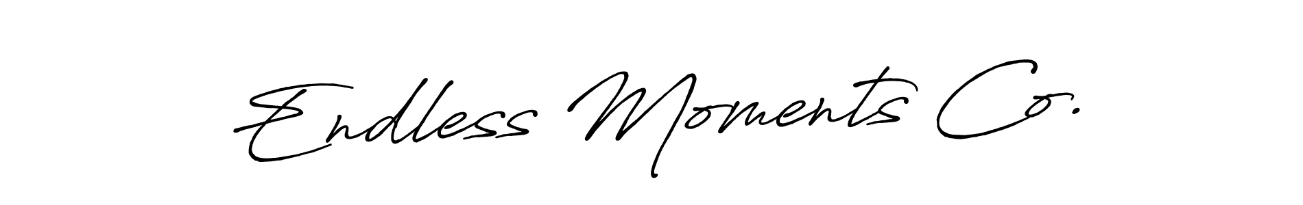 Also You can easily find your signature by using the search form. We will create Endless Moments Co. name handwritten signature images for you free of cost using Antro_Vectra_Bolder sign style. Endless Moments Co. signature style 7 images and pictures png