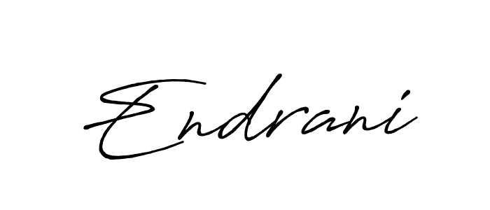 if you are searching for the best signature style for your name Endrani. so please give up your signature search. here we have designed multiple signature styles  using Antro_Vectra_Bolder. Endrani signature style 7 images and pictures png