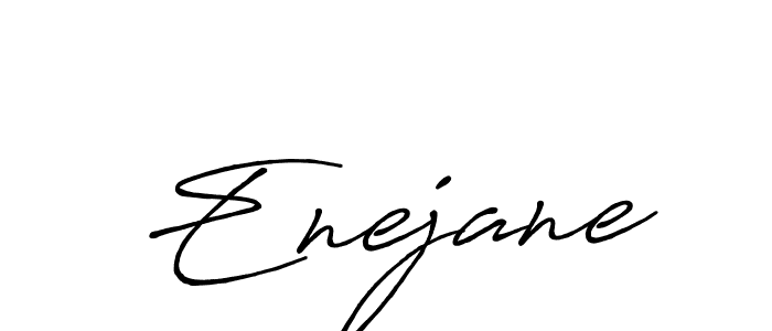 Create a beautiful signature design for name Enejane. With this signature (Antro_Vectra_Bolder) fonts, you can make a handwritten signature for free. Enejane signature style 7 images and pictures png