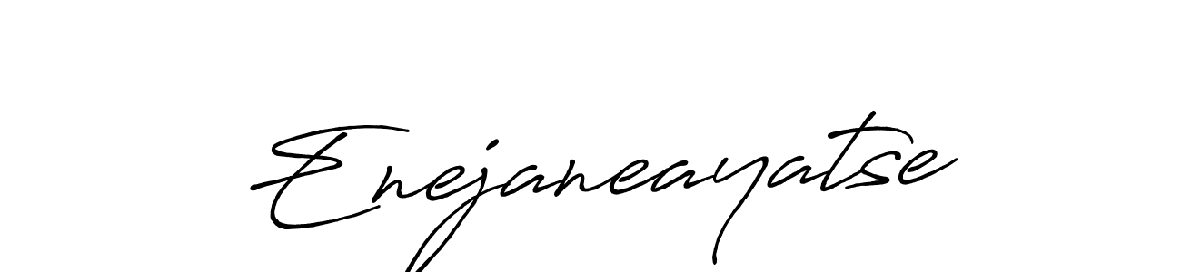 Also we have Enejaneayatse name is the best signature style. Create professional handwritten signature collection using Antro_Vectra_Bolder autograph style. Enejaneayatse signature style 7 images and pictures png