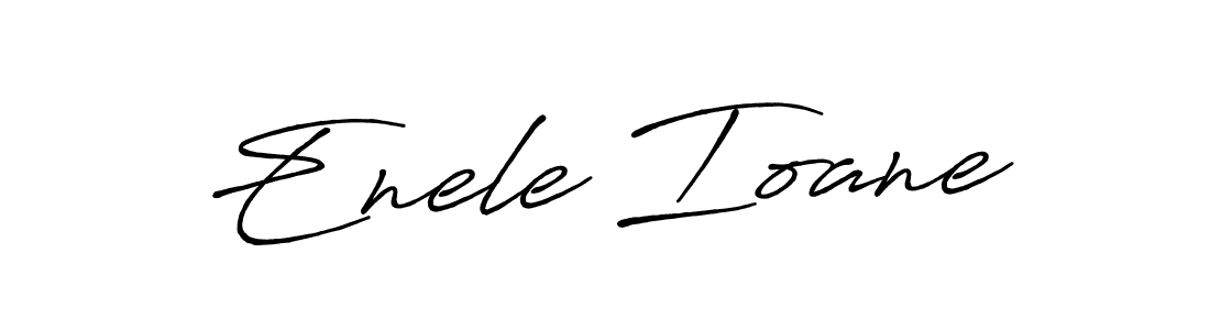How to Draw Enele Ioane signature style? Antro_Vectra_Bolder is a latest design signature styles for name Enele Ioane. Enele Ioane signature style 7 images and pictures png