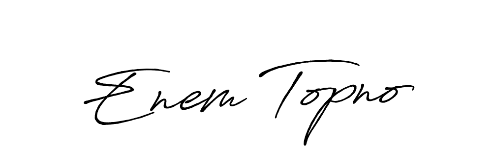 Once you've used our free online signature maker to create your best signature Antro_Vectra_Bolder style, it's time to enjoy all of the benefits that Enem Topno name signing documents. Enem Topno signature style 7 images and pictures png