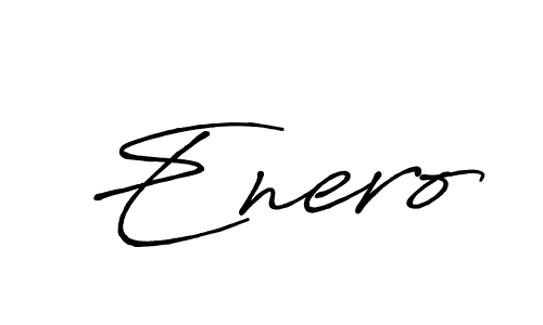 How to make Enero signature? Antro_Vectra_Bolder is a professional autograph style. Create handwritten signature for Enero name. Enero signature style 7 images and pictures png