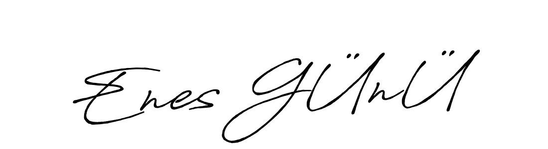 You should practise on your own different ways (Antro_Vectra_Bolder) to write your name (Enes GÜnÜ) in signature. don't let someone else do it for you. Enes GÜnÜ signature style 7 images and pictures png
