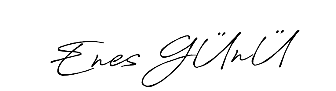 You should practise on your own different ways (Antro_Vectra_Bolder) to write your name (Enes GÜnÜ) in signature. don't let someone else do it for you. Enes GÜnÜ signature style 7 images and pictures png
