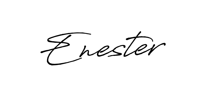 Make a beautiful signature design for name Enester. Use this online signature maker to create a handwritten signature for free. Enester signature style 7 images and pictures png