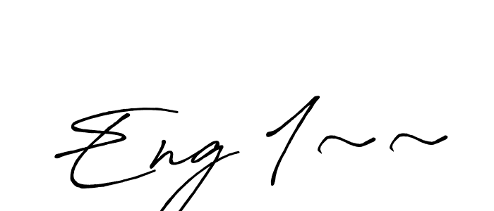 The best way (Antro_Vectra_Bolder) to make a short signature is to pick only two or three words in your name. The name Eng 1~~ include a total of six letters. For converting this name. Eng 1~~ signature style 7 images and pictures png