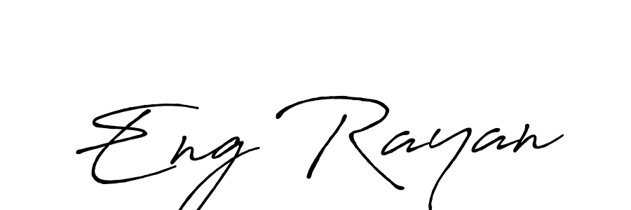 Antro_Vectra_Bolder is a professional signature style that is perfect for those who want to add a touch of class to their signature. It is also a great choice for those who want to make their signature more unique. Get Eng Rayan name to fancy signature for free. Eng Rayan signature style 7 images and pictures png