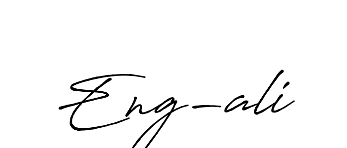 How to make Eng-ali name signature. Use Antro_Vectra_Bolder style for creating short signs online. This is the latest handwritten sign. Eng-ali signature style 7 images and pictures png