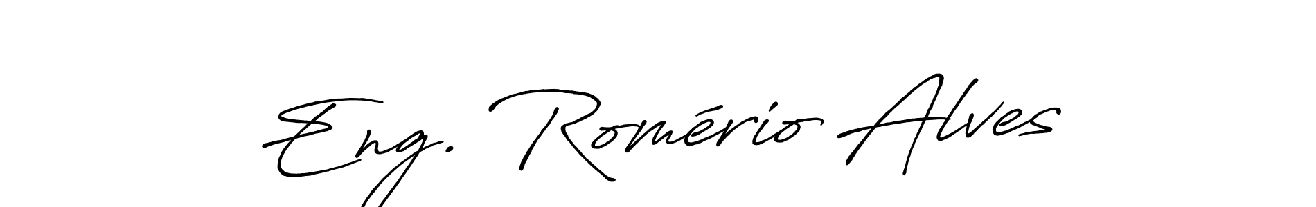 if you are searching for the best signature style for your name Eng. Romério Alves. so please give up your signature search. here we have designed multiple signature styles  using Antro_Vectra_Bolder. Eng. Romério Alves signature style 7 images and pictures png