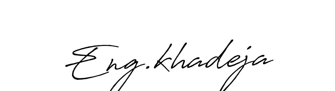 Make a short Eng.khadeja signature style. Manage your documents anywhere anytime using Antro_Vectra_Bolder. Create and add eSignatures, submit forms, share and send files easily. Eng.khadeja signature style 7 images and pictures png