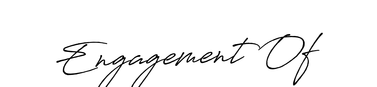 It looks lik you need a new signature style for name Engagement Of. Design unique handwritten (Antro_Vectra_Bolder) signature with our free signature maker in just a few clicks. Engagement Of signature style 7 images and pictures png