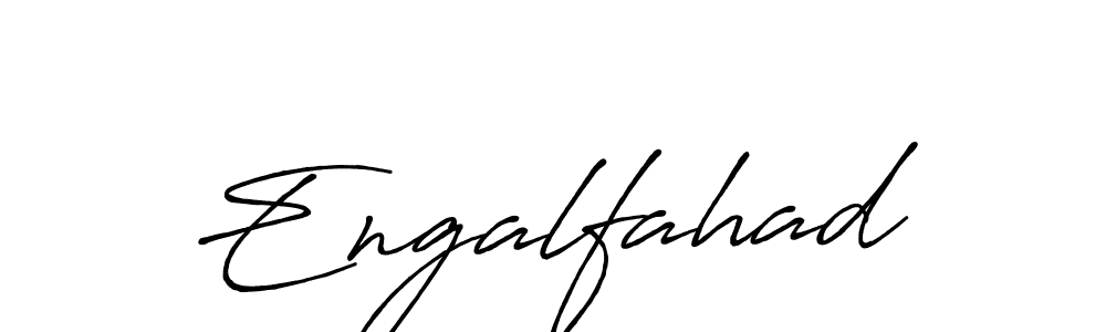 How to make Engalfahad name signature. Use Antro_Vectra_Bolder style for creating short signs online. This is the latest handwritten sign. Engalfahad signature style 7 images and pictures png