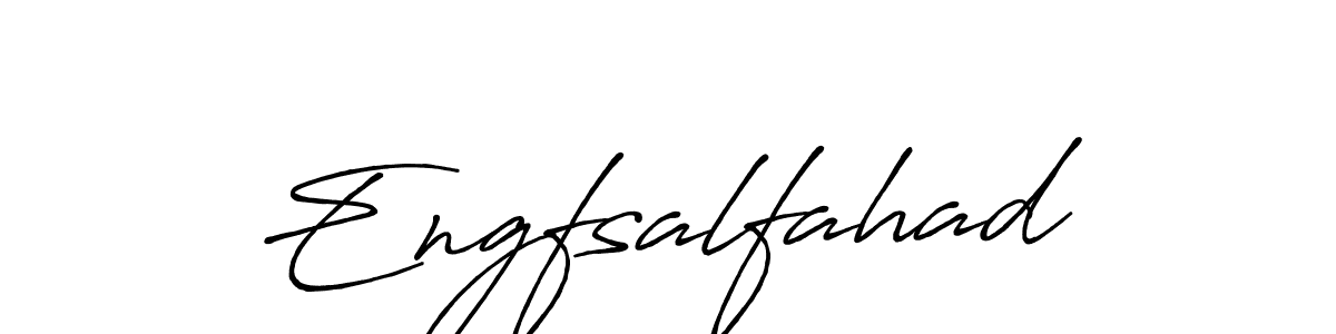 How to make Engfsalfahad name signature. Use Antro_Vectra_Bolder style for creating short signs online. This is the latest handwritten sign. Engfsalfahad signature style 7 images and pictures png