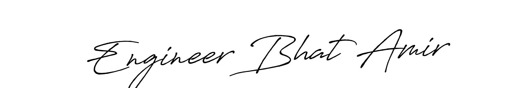 Antro_Vectra_Bolder is a professional signature style that is perfect for those who want to add a touch of class to their signature. It is also a great choice for those who want to make their signature more unique. Get Engineer Bhat Amir name to fancy signature for free. Engineer Bhat Amir signature style 7 images and pictures png