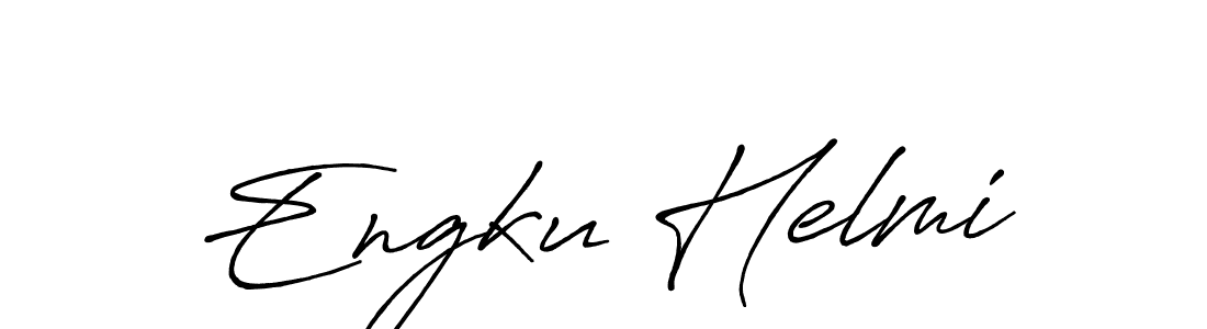 Engku Helmi stylish signature style. Best Handwritten Sign (Antro_Vectra_Bolder) for my name. Handwritten Signature Collection Ideas for my name Engku Helmi. Engku Helmi signature style 7 images and pictures png