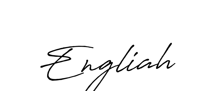 if you are searching for the best signature style for your name Engliah. so please give up your signature search. here we have designed multiple signature styles  using Antro_Vectra_Bolder. Engliah signature style 7 images and pictures png