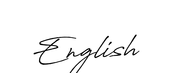 How to Draw English signature style? Antro_Vectra_Bolder is a latest design signature styles for name English. English signature style 7 images and pictures png