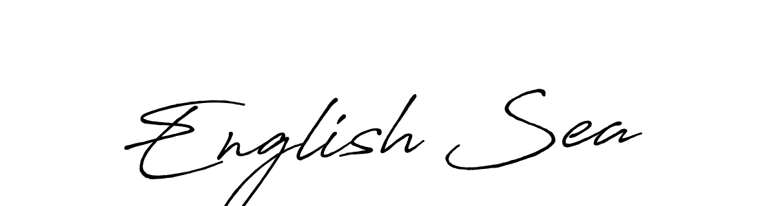 The best way (Antro_Vectra_Bolder) to make a short signature is to pick only two or three words in your name. The name English Sea include a total of six letters. For converting this name. English Sea signature style 7 images and pictures png