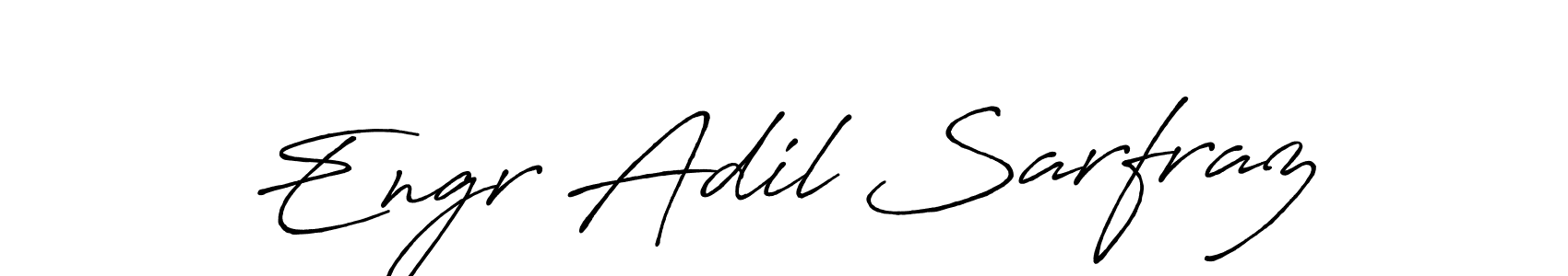 Use a signature maker to create a handwritten signature online. With this signature software, you can design (Antro_Vectra_Bolder) your own signature for name Engr Adil Sarfraz. Engr Adil Sarfraz signature style 7 images and pictures png