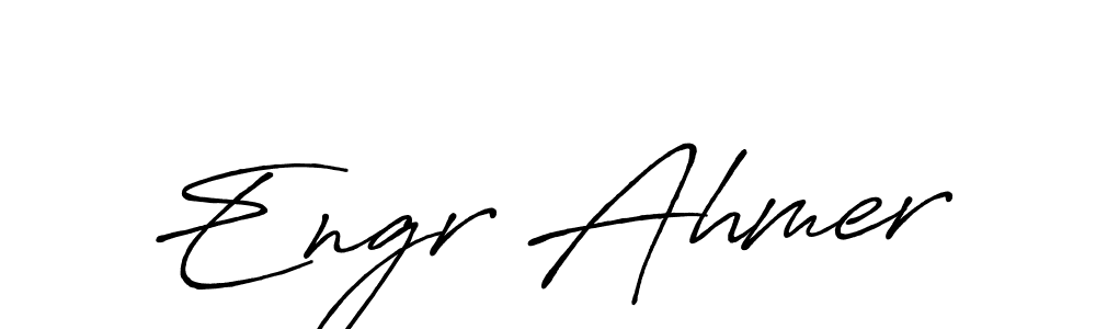 How to Draw Engr Ahmer signature style? Antro_Vectra_Bolder is a latest design signature styles for name Engr Ahmer. Engr Ahmer signature style 7 images and pictures png