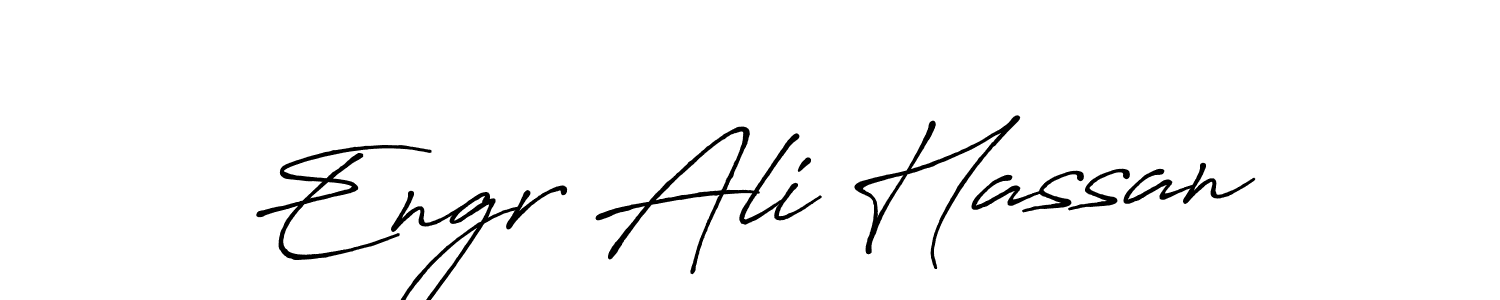 Engr Ali Hassan stylish signature style. Best Handwritten Sign (Antro_Vectra_Bolder) for my name. Handwritten Signature Collection Ideas for my name Engr Ali Hassan. Engr Ali Hassan signature style 7 images and pictures png