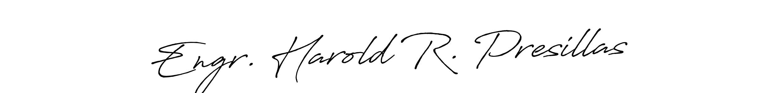 How to make Engr. Harold R. Presillas signature? Antro_Vectra_Bolder is a professional autograph style. Create handwritten signature for Engr. Harold R. Presillas name. Engr. Harold R. Presillas signature style 7 images and pictures png