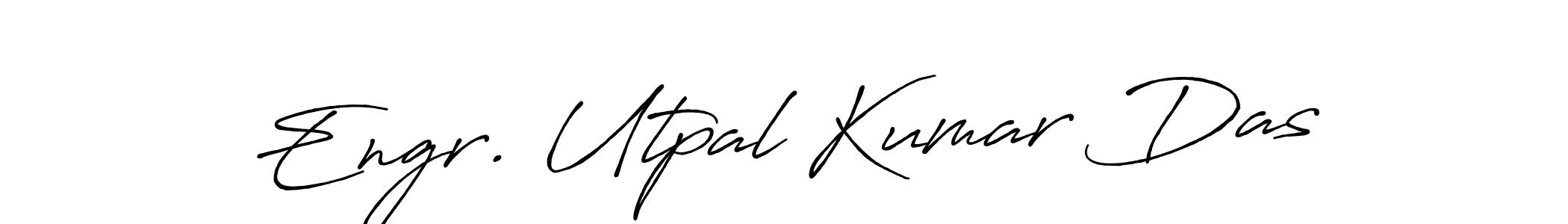 Engr. Utpal Kumar Das stylish signature style. Best Handwritten Sign (Antro_Vectra_Bolder) for my name. Handwritten Signature Collection Ideas for my name Engr. Utpal Kumar Das. Engr. Utpal Kumar Das signature style 7 images and pictures png