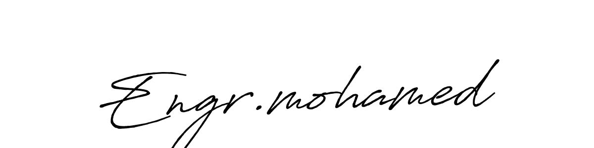 Engr.mohamed stylish signature style. Best Handwritten Sign (Antro_Vectra_Bolder) for my name. Handwritten Signature Collection Ideas for my name Engr.mohamed. Engr.mohamed signature style 7 images and pictures png