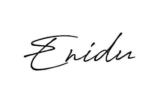 Also You can easily find your signature by using the search form. We will create Enidu name handwritten signature images for you free of cost using Antro_Vectra_Bolder sign style. Enidu signature style 7 images and pictures png