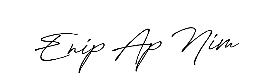 Here are the top 10 professional signature styles for the name Enip Ap Nim. These are the best autograph styles you can use for your name. Enip Ap Nim signature style 7 images and pictures png
