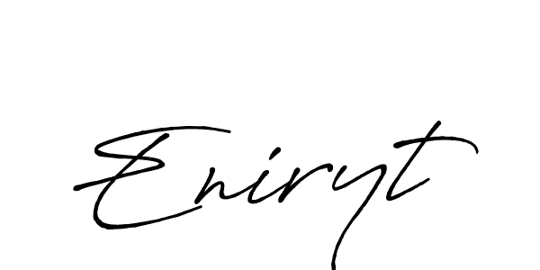 The best way (Antro_Vectra_Bolder) to make a short signature is to pick only two or three words in your name. The name Eniryt include a total of six letters. For converting this name. Eniryt signature style 7 images and pictures png